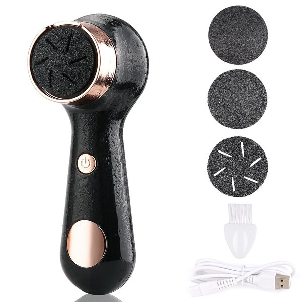 Nicebirdie Electric Foot Callus Removers for Feet - Rechargeable Waterproof Portable Electronic Foot File Pedicure Tools for Cracked Heels Dead Skin