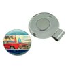 GRAPHICS & MORE Red Classic Muscle Car Beach with Surf Boards Golf Hat Clip with Magnetic Ball Marker
