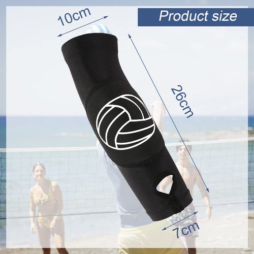 Yxmeiguo Volleyball Arm Sleeves Passing Forearm Sleeves with Protection Pads &Thumbhole, Volleyball Gear Volleyball Gifts for Youth Teen Girls, 1 Pair