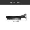 Beaupretty 2pcs Teasing Clip Comb Hairstylist Hair Clips Hair Coloring Styling Tools for Highlights Trimming Cutting Flat Iron Guide (Black)