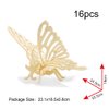 Georgie Porgy 3D Wooden Puzzles for Kids Toys Construction Woodcraft Kits DIY Model Puzzle Kits Birthday Gifts Pack of 6 (Bee Owl Butterfly Unicorn Sea Turtle Dolphin)