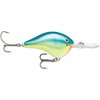 Rapala Dives-to Series Custom Ink Lure, Freshwater, Size 20, 2 3/4" Depth, 2#2 Treble Hooks,Caribbean Shad, Per 1