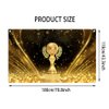 Lofaris Golden Globe Awards Banner Winner Cup Shiny Gold Glitter Photography Movie Premiere Award Ceremony Celebrity Show Activity Decoration Champion Ceremony Birthday Party Supplies 70.8x43.3(inch)