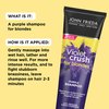 John Frieda 8.3 Ounce Shampoo for Blonde Hair, Violet Crush Purple Shampoo, Neutralizes Brassy Yellow Tones, Blonde Toner for Bleached, Platinum