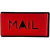 Mailbox flags for brick mailboxes | Mailbox flag replacement kit | Mailbox Red flag | Mailbox alert flag | Mailbox Red Flag Replacement | 3.9 x 2 x 0.5 inches