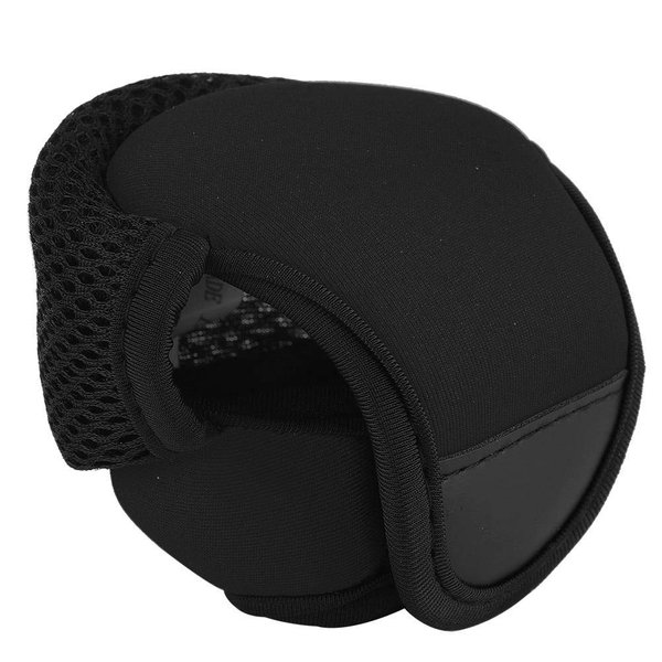 Zerone Baitcast Reels Cover Case, Breathable Baitcasting Reel Protector Soft Protective Cover For Fishing Wheels (Black)