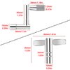 Cheerock 4Pcs Drum Key Set, 3-Pack Drum Tuning Key with Continuous Standard Motion Speed Key, Metal Drum Keys Tuner, Drum Set Hardware Key Tool