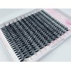 palimainy Lash Extension 240pcs Individual Lashes Cluster Natural DIY Eyelash Extension Lash Clusters 40D 9-16mm Mix D Curl Eyelash Clusters Extensions Self Application at Home, Black