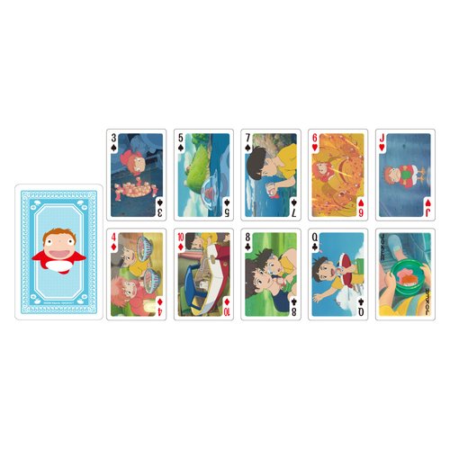 Ponyo Studio Ghibli Playing Cards on The Cliff Part 2