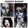 CAHIUYOA White Face Body Paint Makeup,Professional Halloween Stage Cosplay Clown Sfx Makeup,Special Effects Makeup Body Paints for Adults And Kids