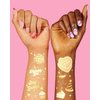 xo, Fetti Golden Birthday Temporary Tattoos - 50 gold styles | Birthday Party Decorations, Fun Birthday Girl Party Favors, HBD, Older Wiser Hotter, Fifty and Fabulous, Funny Bday Gift
