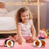 SENPOWER Realistic Guinea Pig Stuffed Animal, Cute Guinea Pig Plush for Kids, Small Stuffed Animals Toys for Boys Girls Children's Christmas Birthday Gifts (Yellow-Brown)