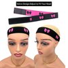 Atimiaza 2 Pcs Elastic Bands for Wig, Bow Tie Lace Melting Band, Wig Band for Melting Lace, Melting Band for Lace Front, Melt Band for Lace Wigs, Edge Wrap to Lay Edges (Bow Tie, Pack of 2)