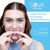 SOVA White - Teeth Whitening Kit - Includes 2 Custom-Fit Trays, 5 Whitening Gel Applicators & Protective Case - Peroxide for Extreme Whitening - BPA, Latex, Phthalates & PVC Free