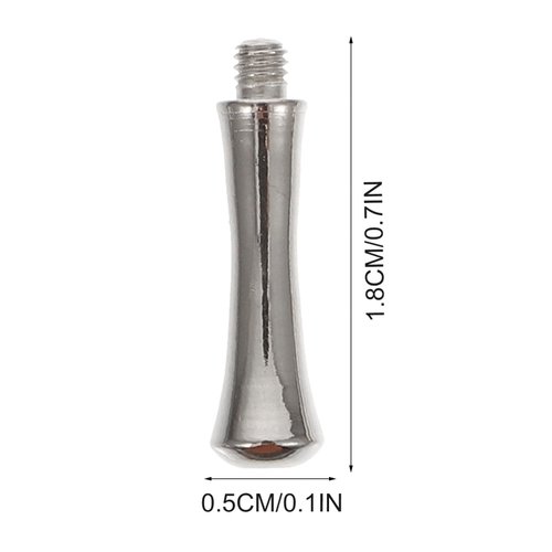 VILLCASE 10Pcs Hair Scissors Finger Replacement Scissor Parts Stainless Steel Scissors Finger Rest