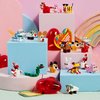 JOYIN 26 Packs Valentines Day Cards with Building Blocks, Prefilled Hearts with Valentine Cards Filled with Animal Building Blocks for Valentine Party Favor, Classroom Prize Supply