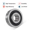Bonbo 10Pcs Flanged Ball Bearings ID 5/8" x OD 1-3/8" for Lawn Mower, Wheelbarrows, Carts & Hand Trucks Wheel Hub, Alternative to Snapper, JD, MTD, Marathon AYP Etc, Deep Groove Ball Bearing
