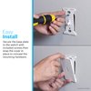 Power Gear Single Toggle Screwless Wall Plate Cover, 4.75" H x 2.9” L, Outlet Covers Wall Plate, Light Switch Cover Plate, Switch Plates and Outlet Covers, Outlet Cover Plate, UL Listed, 10 PK, 70652