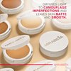 Mirabella Invincible For All Pure Press Foundation Powder, (Porcelain P1) - Mineral Face Powder Compact Make-up for Fine Lines & Wrinkles - Matte Pressed Powder Makeup - Paraben-Free & Talc Free