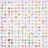 TatoYard 408 PCS Individually Wrapped Kids Tattoos for Party Supplies, 68 Sheet Temporary Tattoos Stickers, Birthday Bags Stuffers Fillers for Party favors Decorations (Gitter)