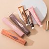 Liquid Contour+Highlighter Blush Stick+Liquid Blush Stick, Smooth Creamy Texture Face Makeup Wand, Multi-use Stick Natural Contour Blush Brighten Cheek Cosmetic (Contour+Blush#01+Highlighter #01)