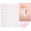 Practice Lashes for Lash Extensions FADLASH 25 Pairs Self Adhesive Eyelashes Lash Extension Strip Eyelashes for Lash Mannequin Head Eyelash Extension Supplies Black
