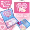 Unicorn Stationary Set - 98Pcs Kids Stationery Kit for Girls Ages 6,7,8,9,10-12 Years Old, Letter Writing Kit with Envelopes, Paper, Cards, Girls Toys 8-10 Birthday Gift - Unicorns Gifts for Girls