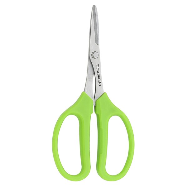 Messermeister 6-Inch Culinary Scissors, Green - All-Purpose Kitchen Scissors - 2Cr13 Stainless Steel & Nylon Slip-Resistant Handles
