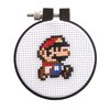 Dimensions 72-75184 Arts and Crafts Super Mario Bros Counted Cross Stitch Kit for Beginners, 11 Count White Aida, 3''D