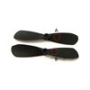 skrnrhrery Mini Propeller, Suitable for RC Aircraft Special Nylon Props Central axis 0.8MM Blade Length 46/42/37/MM Positive and Negative AB propellers Mini Quadcopter Accessories (46mm)