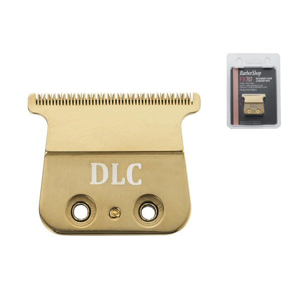 BESTBOMG Gold FX Replacement Trimmer Blade Compatible with FX787 & FX726 Trimmer, FX707Z DLC Replacement Blades Compatible with PRO FX Trimmer Blade
