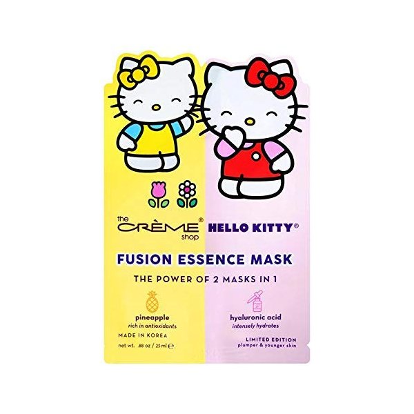 Hello Kitty & Mimi Pineapple & Hyaluronic Acid Fusion Sheet Mask