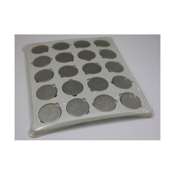 3V Lithium Button Cell Batteries CR2450, 20 Cells