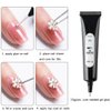 Fcozpjk Nail Glue for Rhinestones, 2Pcs Gem Glue for Nails, Super Strong Nail Rhinestone Glue Needle Designs, Adhesive UV LED Gel Glue for Crystal Diamonds Jewelry Decor (20ml+15g glue)