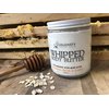 Legend's Creek Farm, Whipped Goat Milk Body Butter, Hydrating Moisturizer with Organic Shea Butter & Grape Seed Oil, Purifying & Toning, Handmade in USA, 8 Oz Jar (Oatmeal, Milk & Honey B.B.)