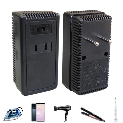 Travel Adapter 220V to 110V Voltage Power Dual Converter 2000 Watts Plug Us EU