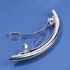 Vacaonio Silver Tube Bar Hairclip Barrette Polished Bar Hairclips Gold Metal Hair Clips French Geometric Bar Hair Barrette Tube Bar Ponytail Holder Hairclip Headclip Decorative Hair Accessories