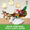 KAZI Santa's Sleigh Building Toys for Kids,Santa Sleigh Toys Sets with Santa Claus and Reindeer,Christmas Decorations for Tabletop & Home,Christmas Party Favors, for Boys Girls Ages 8+
