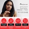 Kojie San Dual Action Cleanser and Toner, Deep Cleansing Toner, Gentle Exfoliating, and Helps Reduce Excess Oil - 100ml