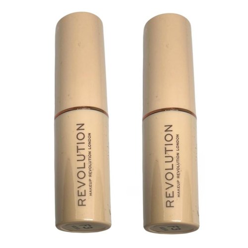 Pack of 2 Makeup Revolution Beauty Fast Base Stick Foundation, F3