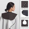 Layhou Silicone Neck Cape Adjustable Apron for Haircut Hair Dye Hairdressing Cutting Collar for Hair Salon Stylist