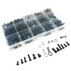 600pcs Universal RC Screw Kit Screws Assortment Set, Hardware Fasteners for Traxxas Axial Redcat HPI Arrma SCX10 Losi 1/8 1/10 1/12 1/16 Scale RC Cars Trucks Crawler (600pcs RC Screws)