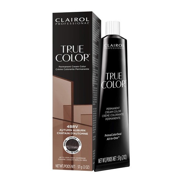 Clairol Professional TRUE COLOR Permanent Cream Color 4BRV Autumn Auburn