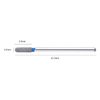 NMKL38 Electric Cuticle Clean Bit 3/32'' Carbide Drill Pointed Burr Nail Art File for Milling Machine Manicure Pedicure Cutter Tool (2.5x10)