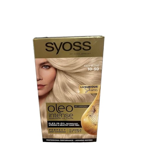 Syoss Oleo Intense Hair Color Dye 100% Pure Oils 0% Amonia 10-50 Smoky Blondes