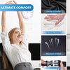 Lumbar Support Pillow: Memory Foam Lumbar Pillow for Lower Back Pain Relief - Car Back Cushion for Driving - Lumbar Support for Car-Office Chair, Wheelchair - Black