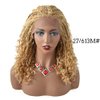 RESHE 18’’ Box Braided Lace Front Wigs For Black Women Short Knotless Cornrow Braids Wigs Braiding Wigs Baby Hair Synthetic Light Weight Braiding Wig For Black Women (#27/613M-#Beige)