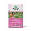 Organic India Tulsi Sweet Rose Herbal Tea - Holy Basil, Stress Relieving & Magical, Immune Support, Adaptogen, Vegan, USDA Certified Organic, Non-GMO, Caffeine-Free - 18 Infusion Bags, 1 Pack