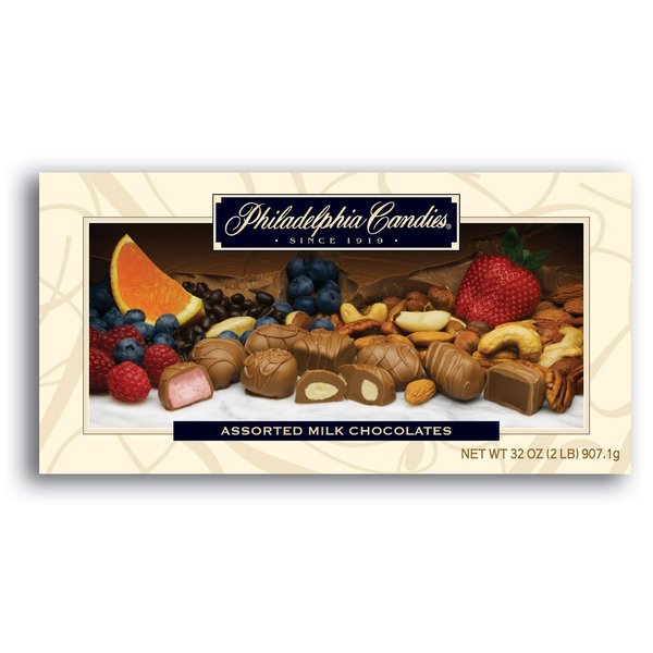 Philadelphia Candies Assorted Milk Chocolates, 2 lb. Gift Box