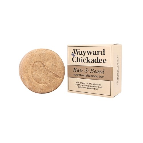 Hair & Beard Nourishing Solid Shampoo Bar - Sulfate-free, Paraben-free, Cruelty-free, Phthalate-free, pH balanced, Vegan, Zero-Waste - Shikakai & Patchouli, 2.5 oz (Pack of 1, up to 80 uses)